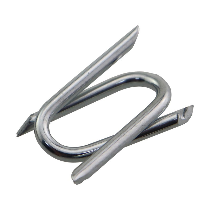 CTWHA 50PCS Galvanized U Nails Wire Mesh Fence Staples 1-1/4 Inches for Weaving Livestock Fence Posts Ground Fabric Weed Control Gardening Copper Pole Grounding Installation - Image 3